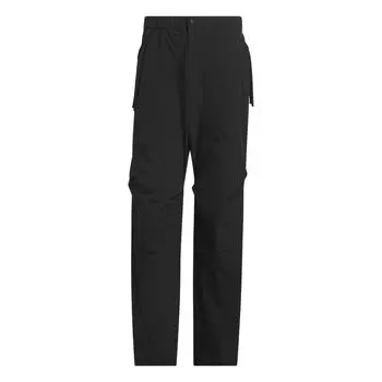 Adidas FW24 предварительно тканые спортивные штаны, удобные универсальные однотонные повседневные брюки, мужские штаны, черные JN3481 S