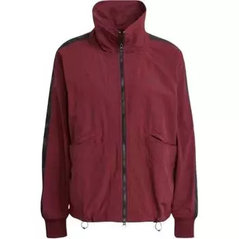 Adidas Fzwovtt Stand Collar Повседневная спортивная куртка с длинным рукавом Женская куртка бордового цвета GT5539 S