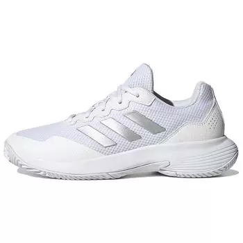 Adidas GameCourt 2.0 White Silver Metallic Женские кроссовки Cloud-White HQ8476 40