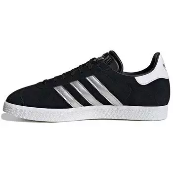 Adidas Женские кроссовки Gazelle Black Silver Metallic Core-Black Cloud-White ID7007 41