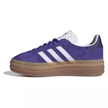 Adidas Gazelle Bold Energy Ink Gum Женские кроссовки Blue Cloud-White Collegiate-Purple IE0419 38