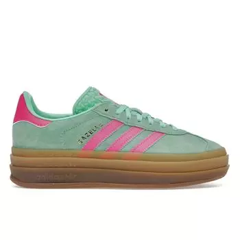 Adidas Gazelle Bold Pulse Mint Screaming Pink Женские кроссовки Green Gum-M2 H06125 38