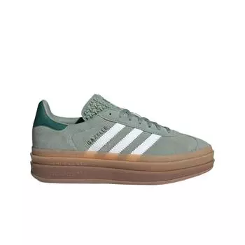 Adidas Gazelle Bold Silver Green Cloud White ID6998 Женские кроссовки