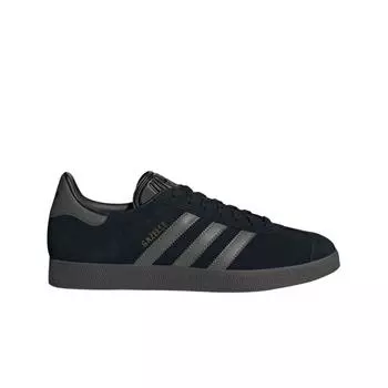 Adidas Gazelle Core Black Gold Metallic Gum ID6105 Мужские кроссовки