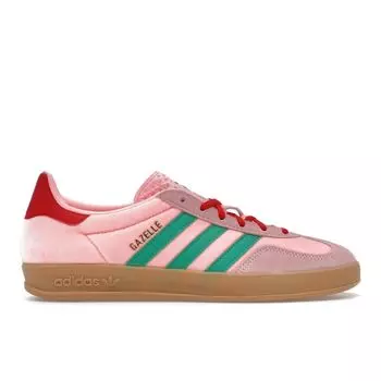 adidas Gazelle Indoor Glow Pink Court Green Женские кроссовки Gum JI2713 36