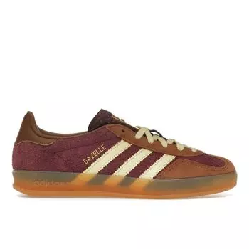 adidas Gazelle Indoor Maroon Preloved Brown Мужские кроссовки Красный Почти-Желтый JI0324 39