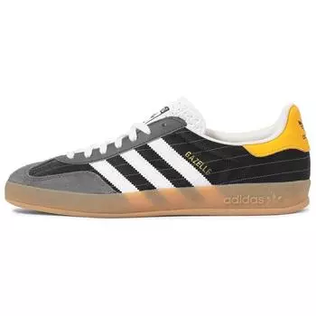 adidas Gazelle Indoor Olympic Pack - Черные Унисекс Кроссовки Ярко-синий Основной черный Резина IF9642 37