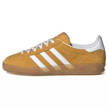 Adidas Gazelle Indoor Orange Peel Gum Женские кроссовки Cloud-White Gold-Metallic HQ8716 40