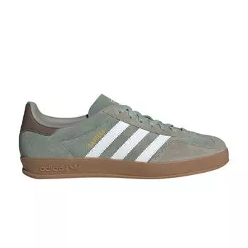 adidas Gazelle Indoor Silver Green Мужские кроссовки Silver-Pebble Cloud-White JI3526 36