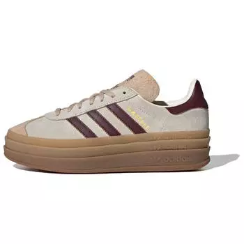 Adidas Gazelle кремово-бело-бордовые женские кроссовки Magic-Beige JQ5127 40