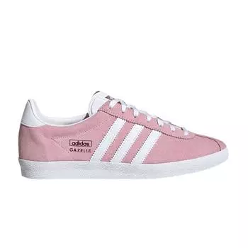adidas Gazelle OG Clear Pink Женские кроссовки Cloud-White Gold-Metalic FV7750