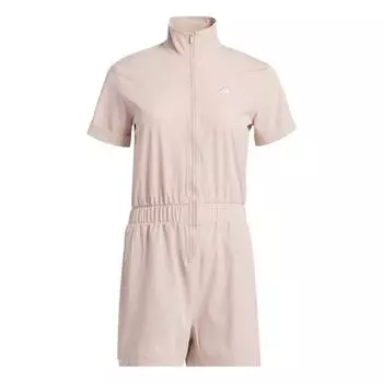 Adidas Go-To Romper Удобный, приятный для кожи повседневный мягкий комбинезон женский комбинезон серый коричневый JE7299 L
