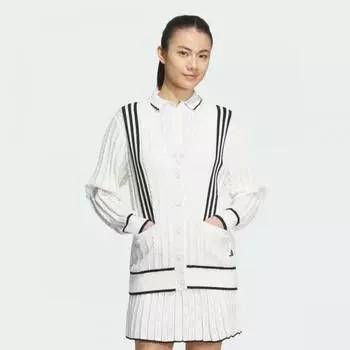 Adidas Гольф 24 года SS женский S гольф Prime вязаный кардиган In6624 IN6624 (white)/S