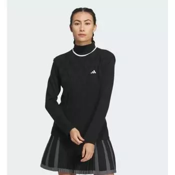 Adidas Гольф женский S 2 в 1 трикотажный жилет с длинным рукавом черный Hz6040 blacks/XS