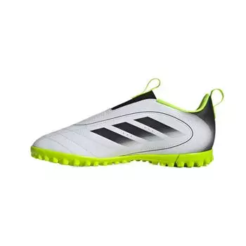 Adidas Goletto 9 Laceless Turf K White Black Lucid Lemon Kids кроссовки Cloud-White Core-Black JP5789 29
