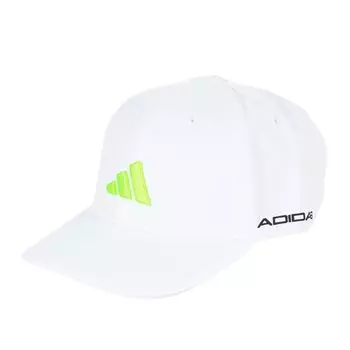 Adidas Golf Golf Cap with Side Free Size Men s Logo, White/Lucid Lemon,