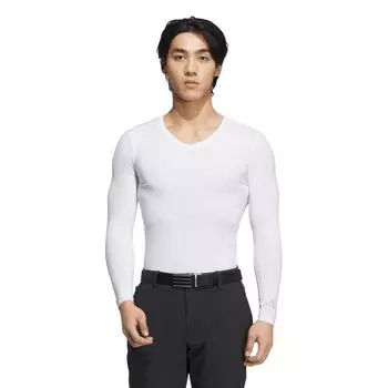 Adidas Golf White Back Mesh Golf Base Layer Men s V-Neck