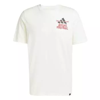 Adidas Графическая футболка Off White Мужская уличная одежда JD8215 2XL