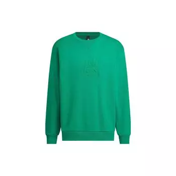 Adidas Графический свитшот мужской свитшот дымчато-зеленый IT3976 L