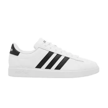 adidas Grand Court 2.0 белые черные унисекс кроссовки Cloud-White Core-Black GW9195 42