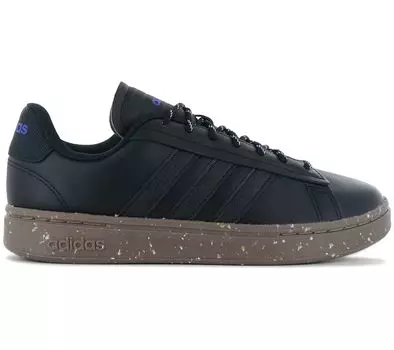 adidas Grand Court Alpha - Мужские кроссовки Кожаные черные HQ6603 ОРИГИНАЛ EU 41 1/3 UK 7.5 чёрный