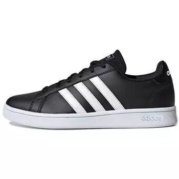 adidas Grand Court Base Black White Женские кроссовки Core-Black Cloud-White EE7482 36