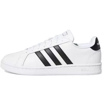 Adidas Grand Court Cloud Белые кроссовки унисекс Black Core-Black F36392