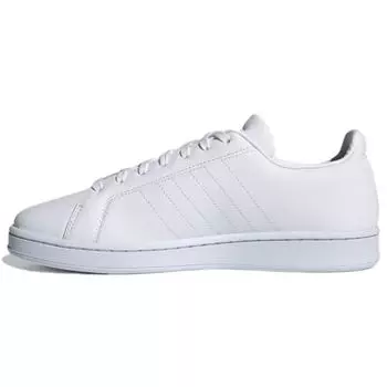 Adidas Grand Court LTS White Black Мужские кроссовки Cloud-White Core-Black H04558 42
