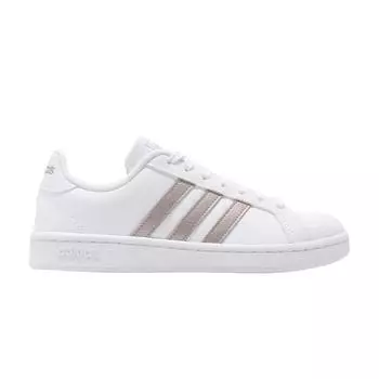 Adidas Grand Court Platinum Metallic Женские кроссовки White Cloud-White F36485