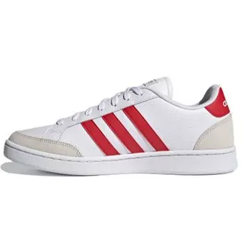Adidas Grand Court SE White Scarlet Мужские кроссовки Cloud-White Chalk-White FY8169 44