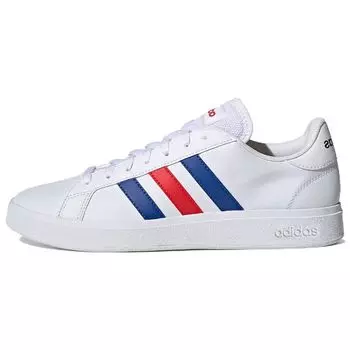 Adidas Grand Court TD White Blue Red Мужские кроссовки Cloud-White Royal-Blue Vivid-Red GW9252 40
