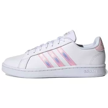 Adidas Grand Court White Clear Pink Женские кроссовки Cloud-White FY8925 39