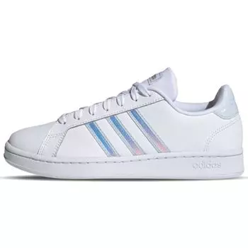 Adidas Grand Court White Halo Blue Женские кроссовки Cloud-White FY8924 36