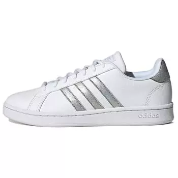 Adidas Grand Court White Silver Metallic Мужские кроссовки Footwear-White GZ1837 36