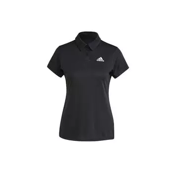 Adidas H.rdy Tennis Training однотонный пуловер-поло женские топы черные GL5806 S