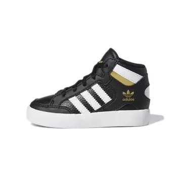 adidas Hard Court High Infant Black Gold Metallic Детские кроссовки Core-Black Footwear-White FV5738