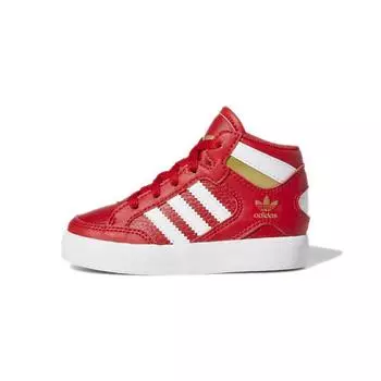 adidas Hard Court High Infant Scarlet Gold Metallic Детские кроссовки Red Footwear-White FV5739 20