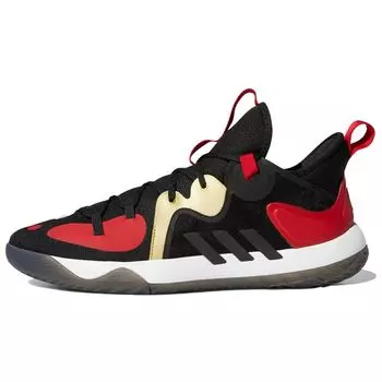 Adidas Harden Stepback 2 Chinese New Year Мужские кроссовки Red Core-Black Gold-Metallic FZ1386