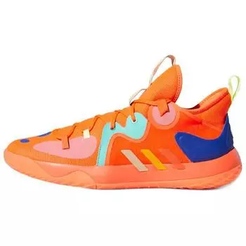 Adidas Harden Stepback 2 Solar Red Мужские кроссовки Orange Yellow Acid-Mint FZ1077 40