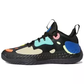 Adidas Харден Том. 5 Futurenatural Черные мужские кроссовки Core-Black Footwear-White Team-Royal-Blue FZ1070 44