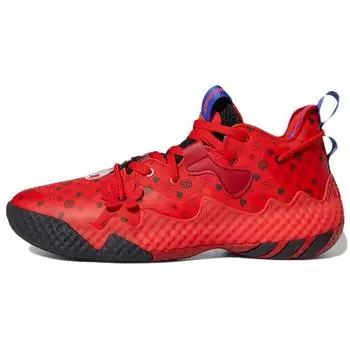 Adidas Харден Том. 6 Мужские кроссовки Vivid Red Monogram Core-Black Team-Victory-Red HQ3884 40