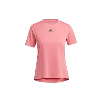 Adidas Heatrdy Focus Спортивная футболка для тренировок высокой интенсивности с короткими рукавами Женские топы Shocking Pink H20745 S
