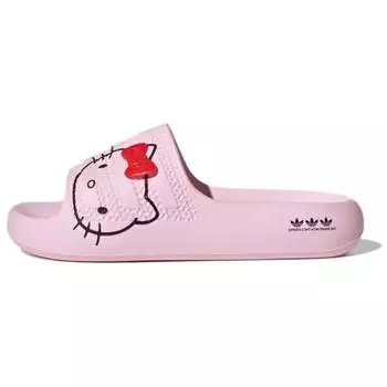 adidas Hello Kitty x Adilette Ayoon Slide Hello Kitty женские кроссовки розовые прозрачные-розовые Core-черные IH2680 37