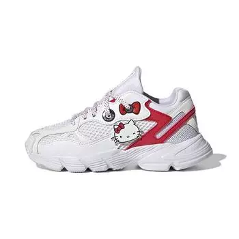 Adidas Hello Kitty x Astir J White Vivid Red Детские кроссовки Cloud-White Core-Black GX1877 29