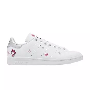Детские кроссовки Adidas Hello Kitty x Stan Smith J Melody White Cloud-White Core-Black IG8407 38