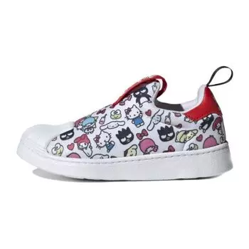Adidas Hello Kitty x Superstar 360 C Детские кроссовки Hello Kitty and Friends White Cloud-White Vivid-Red HQ4094 34
