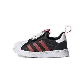 Adidas Hello Kitty x Superstar 360 I Black Vivid Red Детские кроссовки Core-Black Cloud-White HQ4091 23