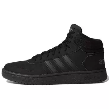 Adidas Hoops 2.0 Mid Black Мужские кроссовки Core-Black Grey-Six FV7229 41