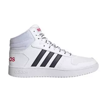 Adidas Hoops 2.0 Mid White Legend Ink Мужские кроссовки Cloud-White Scarlet FY8616 40