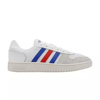 Adidas Обручи 2.0 Белые Синие Красные Мужские Кроссовки Cloud-White Collegiate-Royal Scarlet FW8250